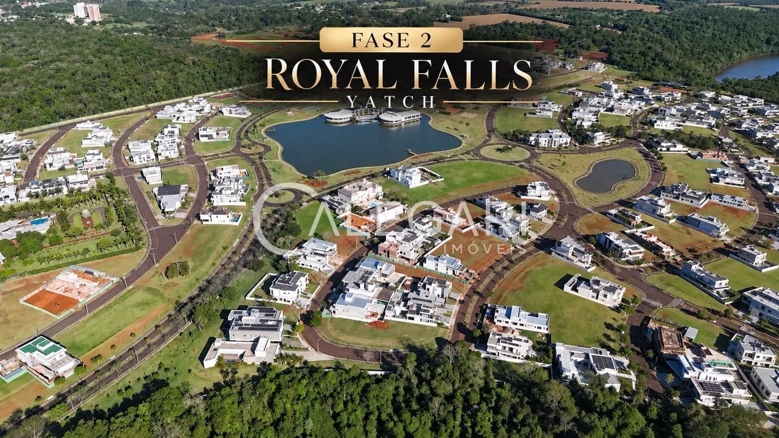 Terreno à venda de 500m² no Condominio Royal Boulevard Yacht – Foz do Iguaçu/PR